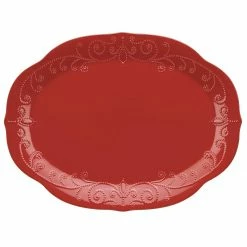Coupon 💯 Lenox French Perle ™ 16" Oval Serving Platter ❤️ -lenox Sales Store 854543 wHR