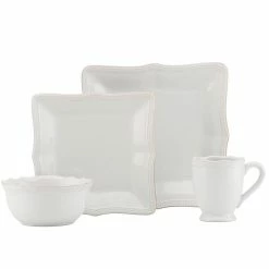 Cheap 😀 Lenox French Perle Bead Square Place Setting 🎁 -lenox Sales Store 854796 w1