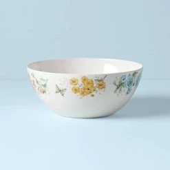 Brand new 🔔 Lenox Butterfly Meadow Melamine® Large Serving Bowl 😍