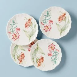 Coupon 🛒 Lenox Butterfly Meadow Melamine® 4pc Accent Plate 👏