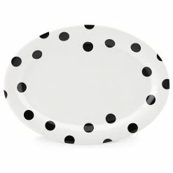 Best Sale 😍 Kate Spade Deco Dot™ 14" Oval Serving Platter 💯