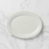 Promo 🤩 Lenox French Perle Groove ™ 16" Oval Platter 😉 -lenox Sales Store 856935 w10