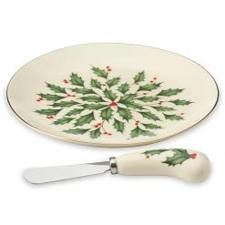 Cheap ✔️ Lenox Hosting The Holidays Cheese Plate & Knife Set ✔️ -lenox Sales Store 863652 wHR 62398150 c2cd 460a a2fa 0ebd0a0393dc