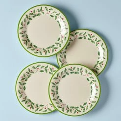 Best Sale 🔔 Lenox Holiday™ 4-piece Melamine Dinner Plate Set 🎁