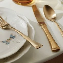 Top 10 🔥 Lenox Portola Gold 20-Piece Flatware Set 🛒 -lenox Sales Store 865075 894252 877880 LNP F22 FEA 8