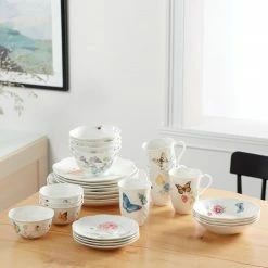 Brand new 🔥 Lenox Butterfly Meadow 28-Piece Dinnerware Set 🎁 -lenox Sales Store 865075 w11 5bb64799 2c5e 47c3 8295 f933171ccef9