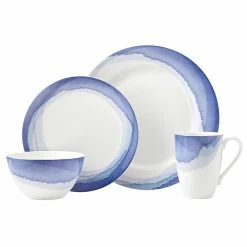 Budget 🔔 Lenox Indigo Watercolor 4-piece Place Setting ❤️