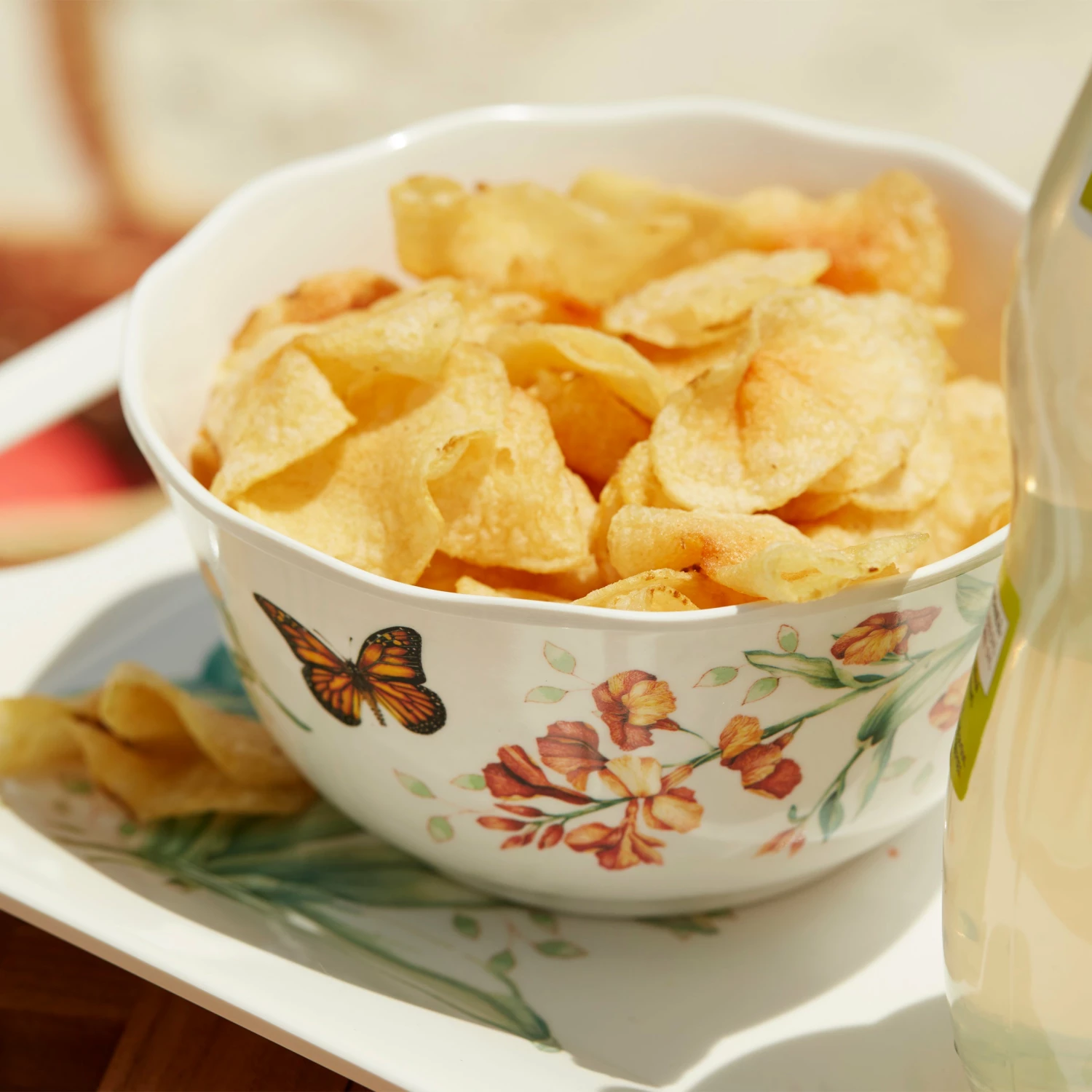 Outlet 🥰 Lenox Butterfly Meadow Melamine 4-Piece Bowl Set ✨ 4 Outlet 🥰 Lenox Butterfly Meadow Melamine 4-Piece Bowl Set ✨ - Image 2