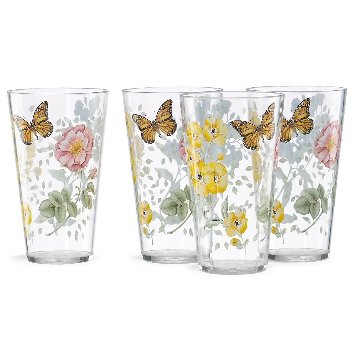 New ๐คฉ Lenox Butterfly Meadow Acrylic 4-Piece Highball Glass Se ๐ 4 New ๐คฉ Lenox Butterfly Meadow Acrylic 4-Piece Highball Glass Se ๐ - Image 2