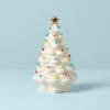 Best Sale 😍 Lenox Treasured Traditions Ivory Light-Up Tree Figurine 💯 -lenox Sales Store 867360 w10