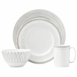 Brand new ✨ Kate Spade Charlotte Street East 4-piece Place Setting 🧨 -lenox Sales Store 867918 w2