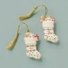 New 👏 Lenox Forever Friends Stocking 2-Piece Ornament Set 🎁 -lenox Sales Store 868046 w10
