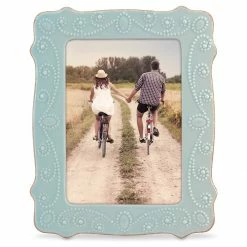 Buy 😍 Lenox French Perle Ice Blue™ 5" x 7" Frame 🌟
