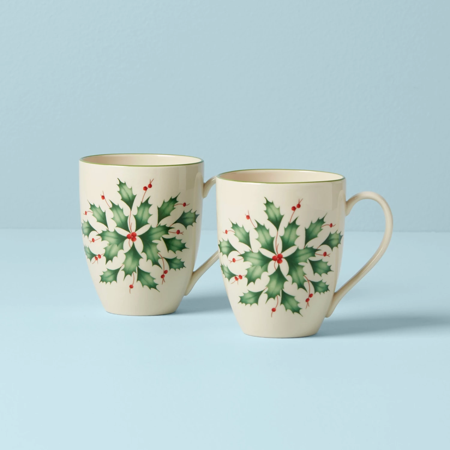 Best Pirce ๐ Lenox Hosting the Holidaysโข 2-Piece Holly Mug Set ๐ 3 Best Pirce ๐ Lenox Hosting the Holidaysโข 2-Piece Holly Mug Set ๐