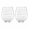 Outlet 🎁 Kate Spade Charlotte Street 2-Piece Stemless Wine Glass Set 🤩