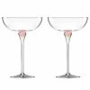 Cheap 🌟 Kate Spade Rosy Glow™ 2-piece Champagne Saucer Set ⌛ -lenox Sales Store 874830 wHR