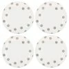 Buy 👏 Kate Spade Deco Dot 4-piece Dinner Plate Set ⌛ -lenox Sales Store 879365 wHR 75079ac7 d10f 4e73 a03c ee151e162f74