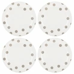 Buy 👏 Kate Spade Deco Dot 4-piece Dinner Plate Set ⌛