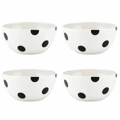 Best Pirce 🔥 Kate Spade Deco Dot 4-piece All-Purpose Bowl Set 😉 -lenox Sales Store 879459 wHR fde269c6 b54d 44c6 9195 6e1179c5eec9