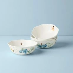 Best Sale 🧨 Lenox Butterfly Meadow 4-Piece All-Purpose Bowl Set 🔥