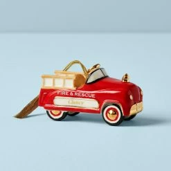 Best reviews of 👍 Lenox My Vintage Toy Fire Truck Ornament ™ 👏