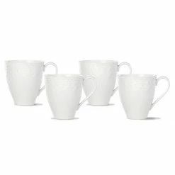 Best Pirce 🌟 Lenox Chelse Muse Fleur ™ 4pc Mug Set 🤩 -lenox Sales Store 884532 wHR