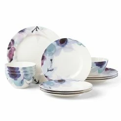 Top 10 🌟 Lenox Indigo Watercolor Floral 12-Piece Dinnerware Set 🎉