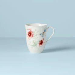 Budget ✨ Lenox Butterfly Meadow Red Mug 🥰 -lenox Sales Store 885488 w10 3925fff2 a69f 4a8a bf0d 3edebd2a4748
