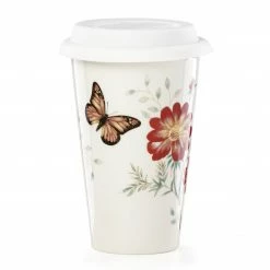Buy 👍 Lenox Butterfly Meadow® Travel Mug 💯 -lenox Sales Store 885609 wHR
