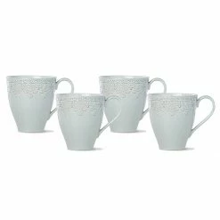 Best Pirce 🌟 Lenox Chelse Muse Fleur ™ 4pc Mug Set 🤩 -lenox Sales Store 885614 wHR