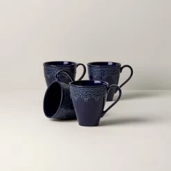 Best Pirce 🌟 Lenox Chelse Muse Fleur ™ 4pc Mug Set 🤩 -lenox Sales Store 886309 w11