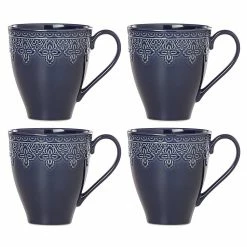 Best Pirce 🌟 Lenox Chelse Muse Fleur ™ 4pc Mug Set 🤩 -lenox Sales Store 886309 wHR