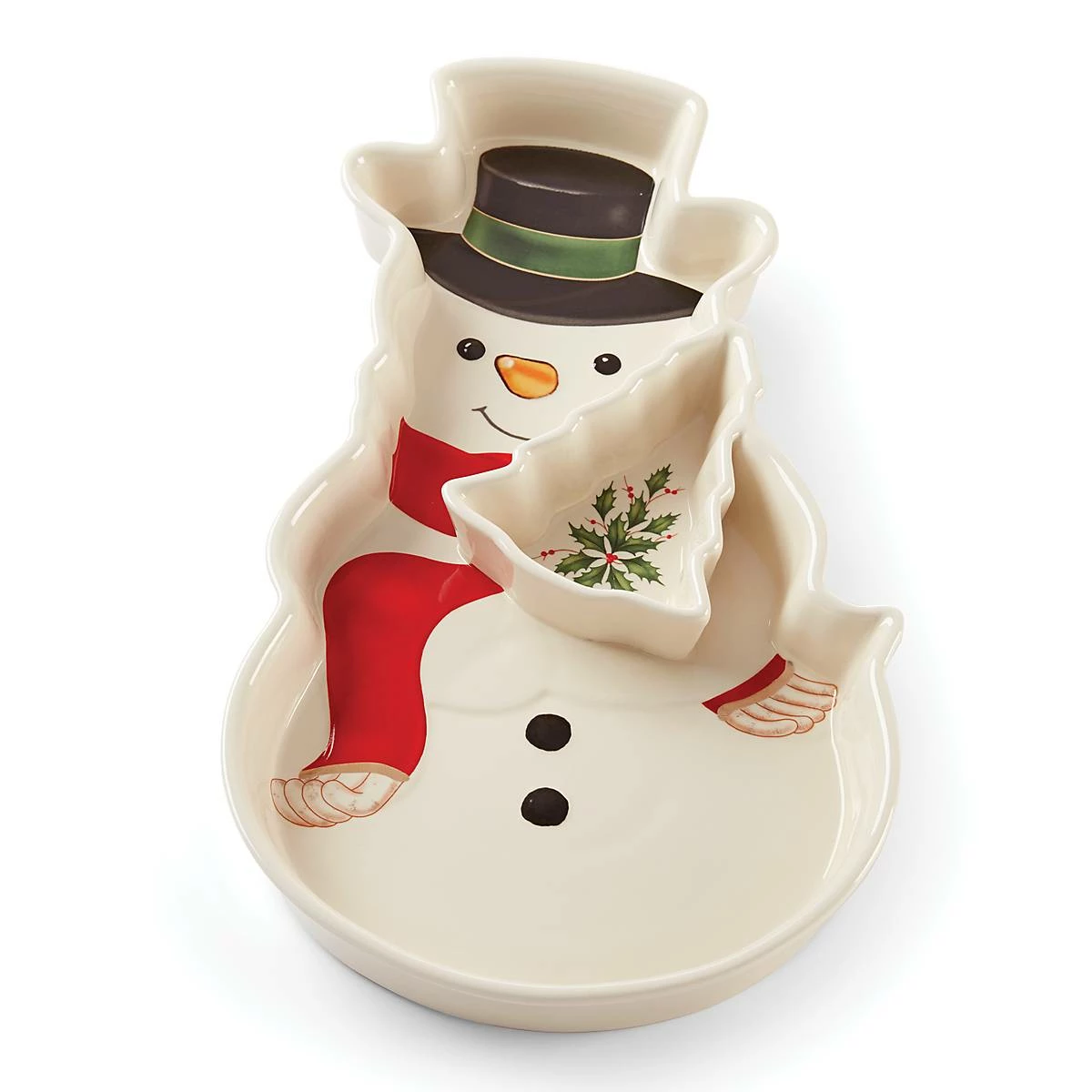 Best Pirce π Lenox Holiday Entertaining Snowman Chip & Dip π 4 Best Pirce π Lenox Holiday Entertaining Snowman Chip & Dip π - Image 2