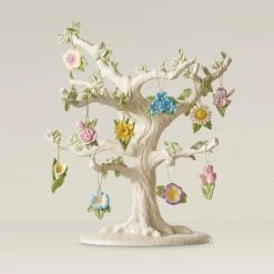 Flash Sale 🔥 Lenox Celebrate Flowers 10-Piece Ornament & Tree Set ✨