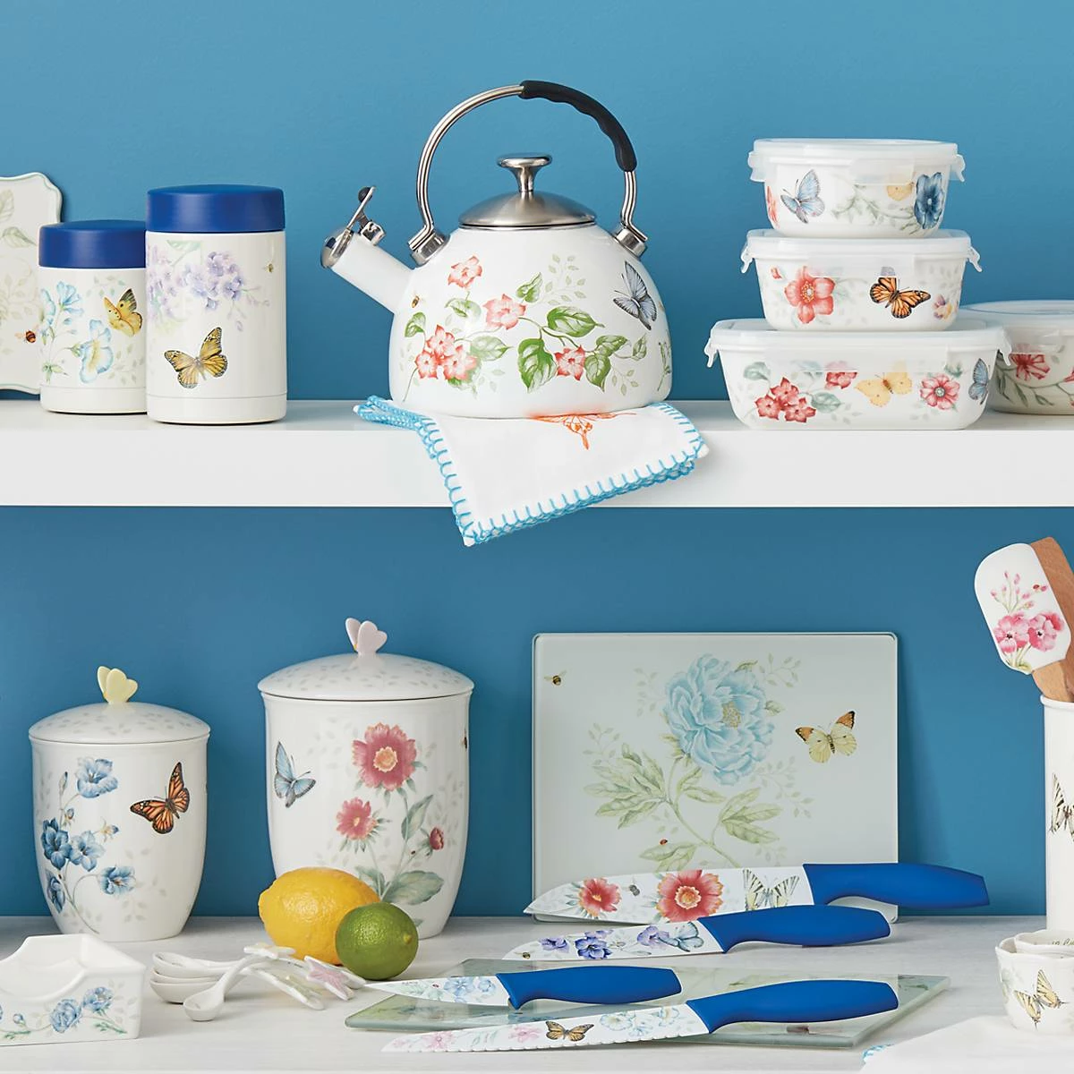 Outlet 🎁 Lenox Butterfly Meadow® Large Food Container 💯 5 Outlet 🎁 Lenox Butterfly Meadow® Large Food Container 💯 - Image 3