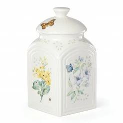 Buy 😍 Lenox Butterfly Meadow Kitchen 3-Piece Canister Set 👏 -lenox Sales Store 888255 w14