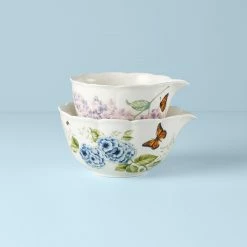Best Pirce 👍 Lenox Butterfly Meadow® 2-piece Nesting Bowl Set 👏