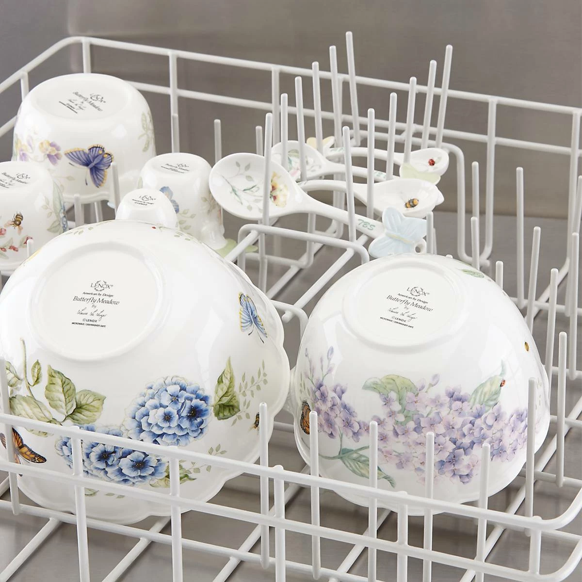 Best Pirce 👍 Lenox Butterfly Meadow® 2-piece Nesting Bowl Set 👏 11 Best Pirce 👍 Lenox Butterfly Meadow® 2-piece Nesting Bowl Set 👏 - Image 9