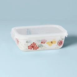 Promo ❤️ Lenox Butterfly Meadow Rectangle Food Storage Container 🌟