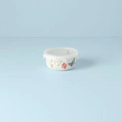 Promo ❤️ Lenox Butterfly Meadow Small Round Food Container 💯