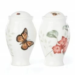 Flash Sale 🎁 Lenox Butterfly Meadow Salt & Pepper Shakers 👏 -lenox Sales Store 888265 wHR