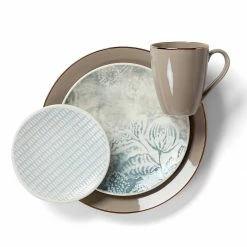 Cheapest ✔️ Lenox Textured Neutrals 4-piece Accent Plate Set ❤️ -lenox Sales Store 890114 w1