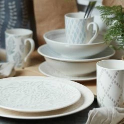 Budget 💯 Lenox Textured Neutrals 4-piece Dinner Plate Set 🤩 -lenox Sales Store 890129 w1