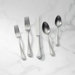 Budget 🛒 Lenox Textured Neutrals 20-Piece Flatware Set 🎉