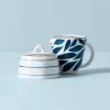 Best Sale ⌛ Lenox Blue Bay 2-piece Creamer & Sugar Bowl Set 🌟 -lenox Sales Store 890203 w10