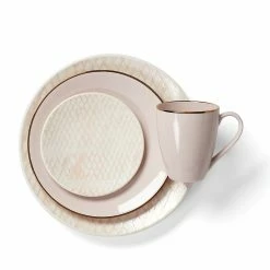 Outlet ✨ Lenox Textured Neutrals™ 4-piece Tidbit Set 👍 -lenox Sales Store 890243 w1