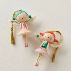Outlet 😉 Lenox Forever Friends Fairy 2-Piece Ornament Set 🤩