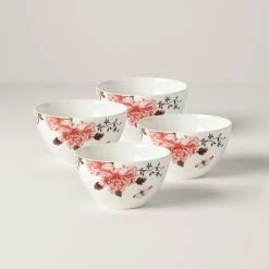 Brand new ๐งจ Lenox Sprig & Vine 4-Piece All-Purpose Bowl Set ๐