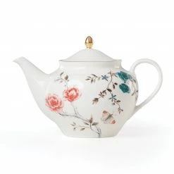Promo 🥰 Lenox Sprig & Vine Teapot ❤️ -lenox Sales Store 890730 wHR
