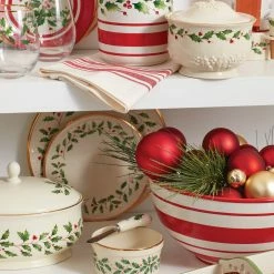 Top 10 😉 Lenox Holiday Handpaint Stripe Mixing Bowl 👍 -lenox Sales Store 890773 w11